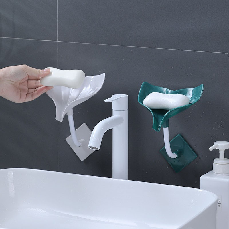 Giá Đỡ Xà Phòng Gắn Tường Bằng ABS Hình Đuôi Cá Voi Sáng Tạo Chống Trượt Có Thể Tháo Rời Tiện Dụng