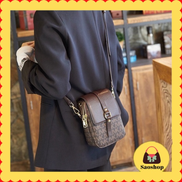 ` Túi xách đeo Chéo MK Chất Da Pu Cao Cấp Có 2 NGăn kéo khóa - Saoshop WINDY.COM