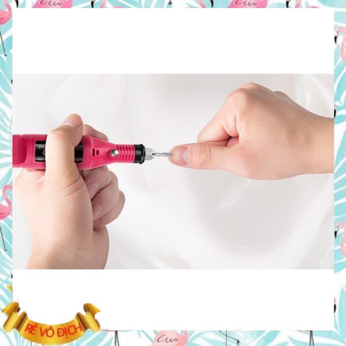 Máy mài mini cầm tay có tăng giảm tốc độ dùng làm nail, làm móng chân móng tay, làm thủ công mỹ nghệ