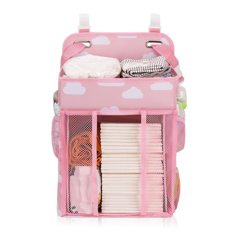 Túi Đựng Tã Lót Treo Nôi Em Bé Tiện Dụng