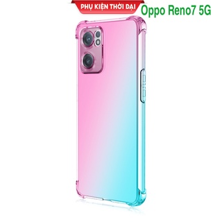 Ốp lưng Reno 7 5G dẻo đa sắc lồi 4 góc thời trang chống sốc không ố vàng siêu bền