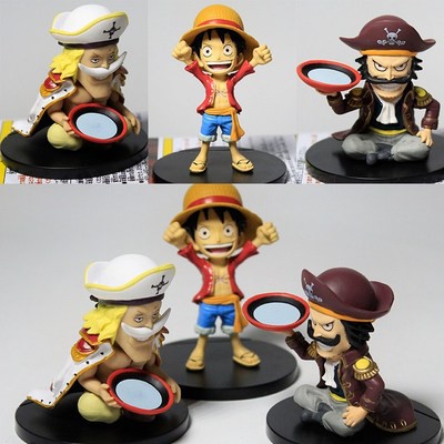 [ Có Sẵn ] Bộ 3 Chibi Nhân Vật  Luffy, Râu Trắng, Râu Đen - One Piece