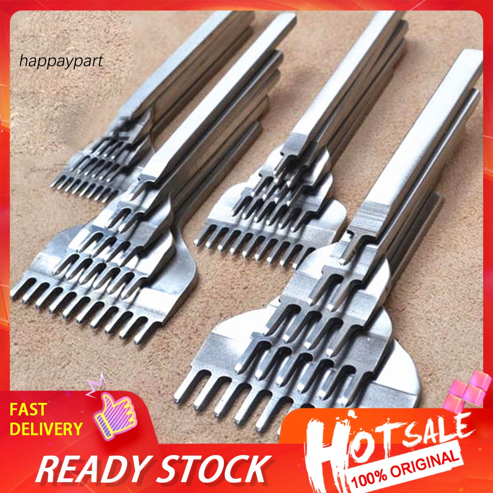 Dụng cụ đục lỗ dùng làm đồ da 2/4/6 nĩa 3/4/5/6mm
