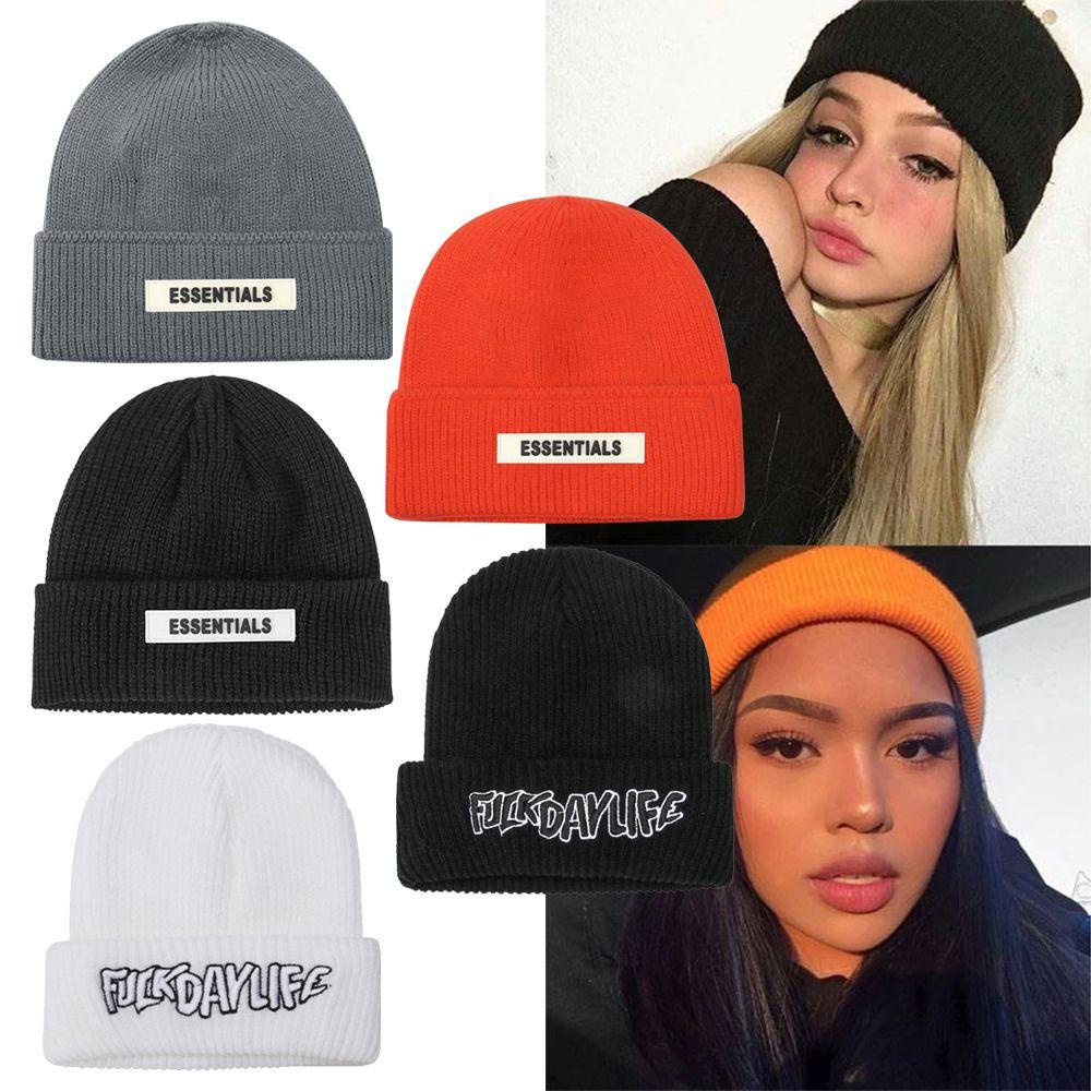 Mũ Beanie Màu Trơn Dễ Thương Cho Nam Và Nữ