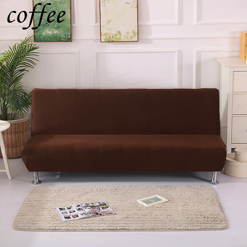 【Pure Color】Sarung Sofa Bed Cover Stretch Couch Slipcover No-handrail Sofa cover