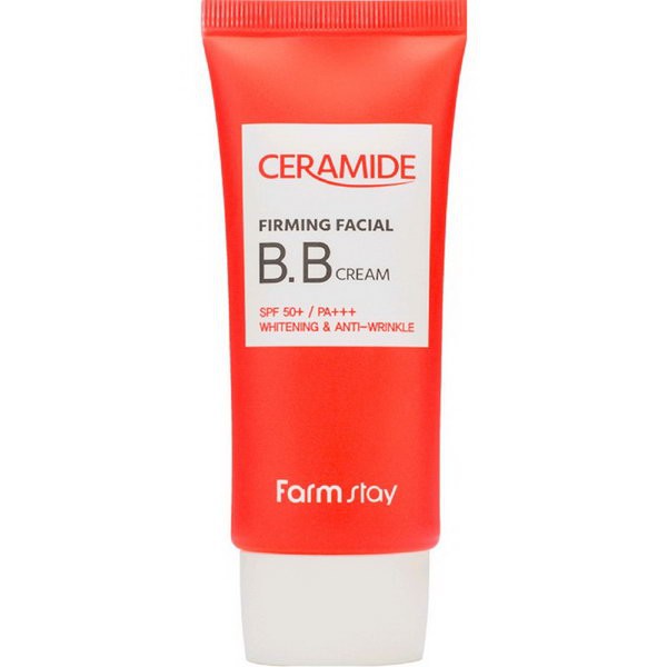 Kem Nền Che khuyết Điểm Chống Nắng Farmstay Ceramide Firming Facial BB Cream SPF50+ PA+++ 70g