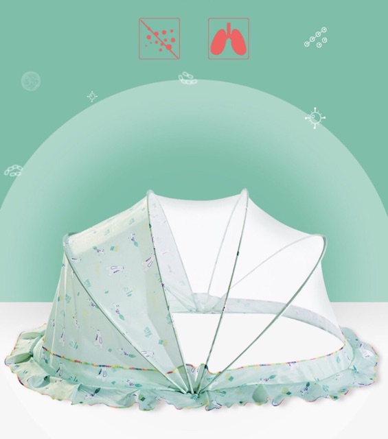 Màn chụp gấp gọn phong cách Hàn Quốc siêu tiện cho bé