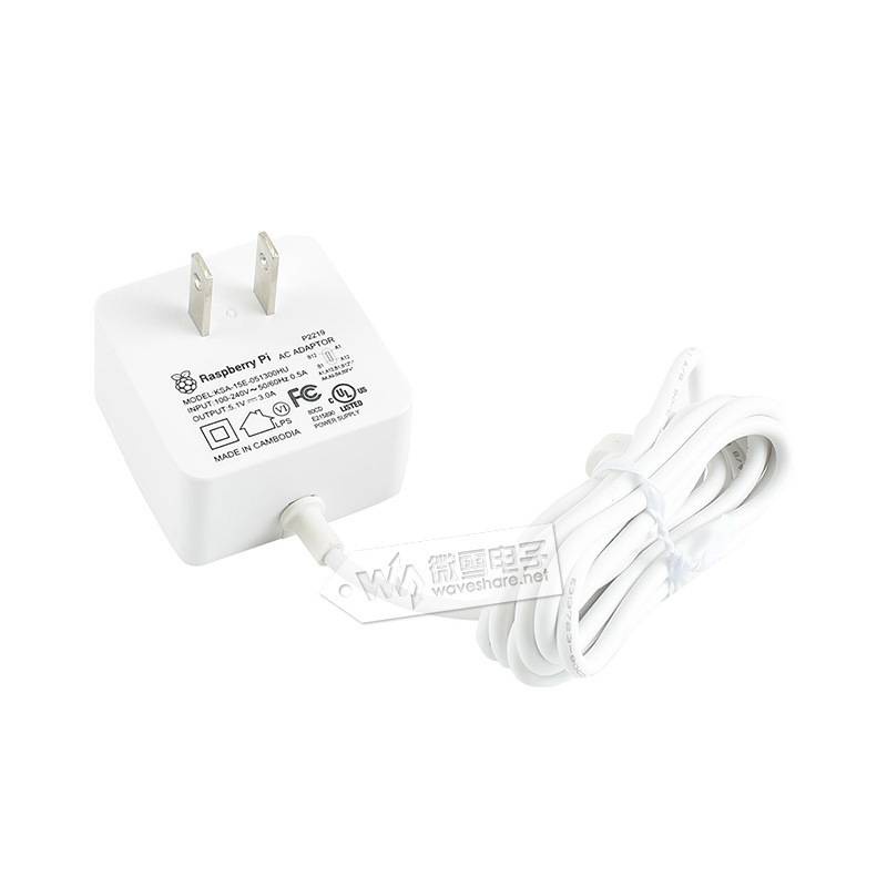 Micro-Snowrrinefruit 4B Nguồn cung cấp 5V 3A USB Type-C Giao diện chính thức Bộ chuyển đổi gốc chính hãng6/3