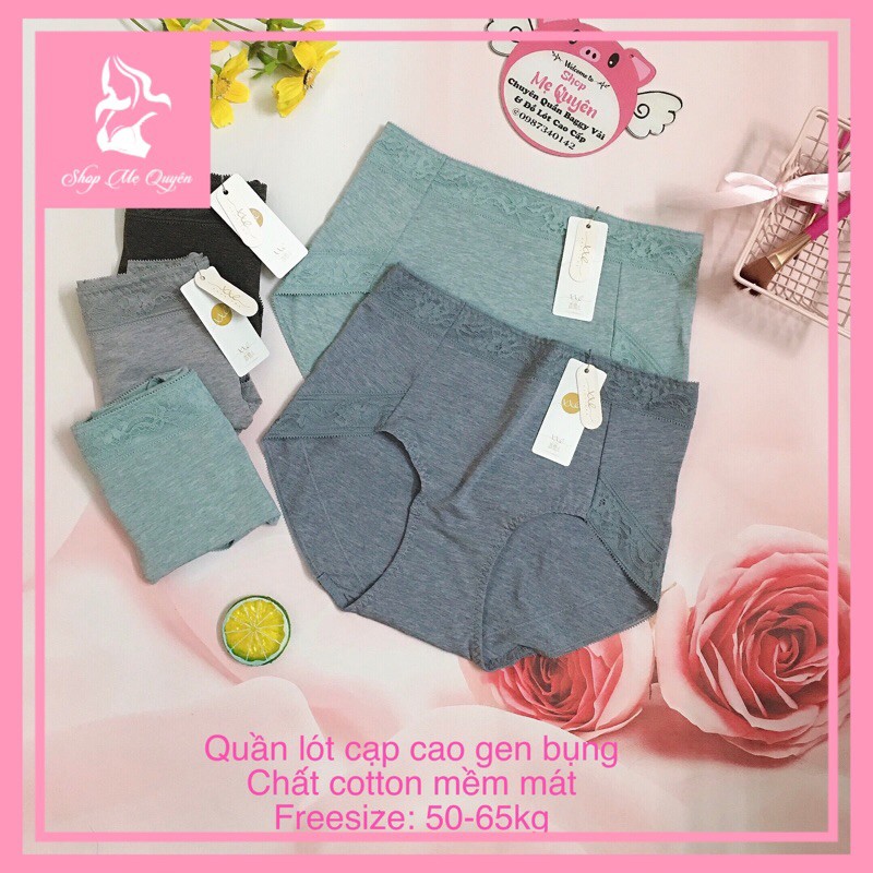 Quần lót Cotton cạp cao ôm bụng mỡ
