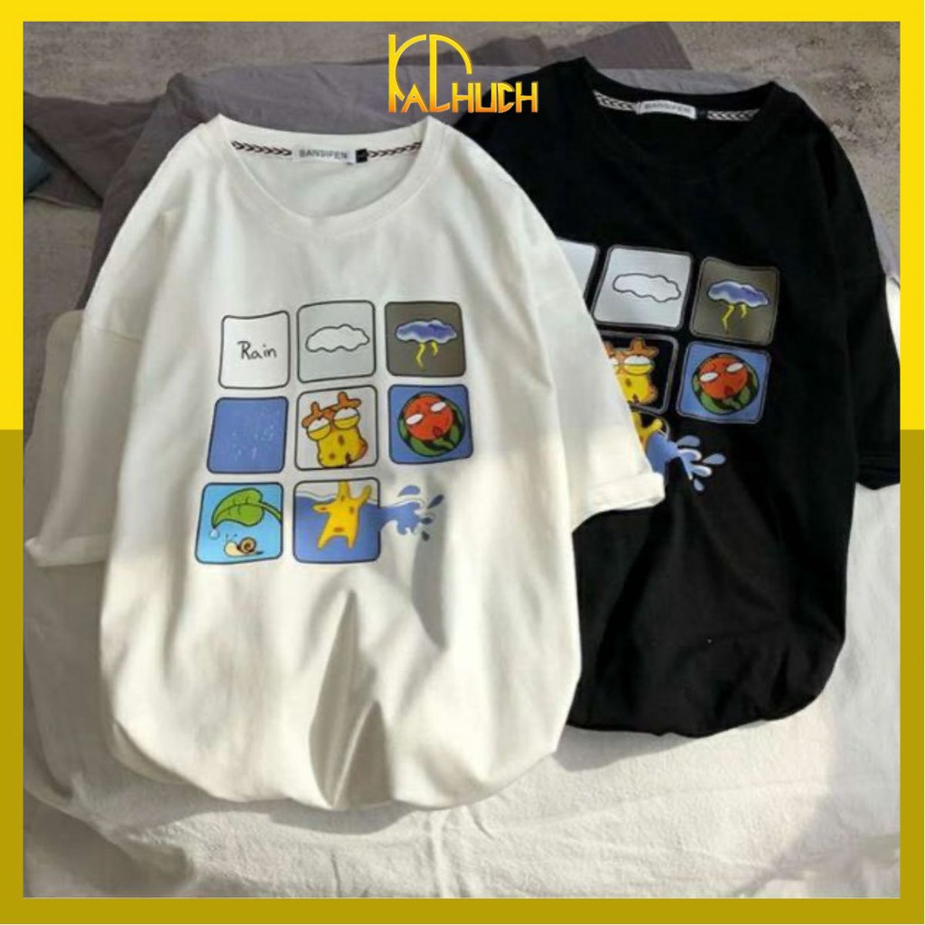 ÁO THUN TAY LỠ NAM NỮ UNISEX FREESIZE DƯỚI 70KG