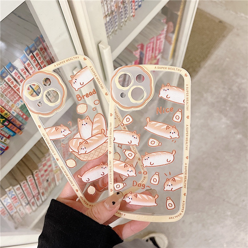Ốp lưng iphone Ốp Điện Thoại Họa Tiết Hoa Và Mèo Hoạt Hình Cho iPhone 12 / 13Pro 11 Xr Xs 7 / 8PLUS Dinuo case