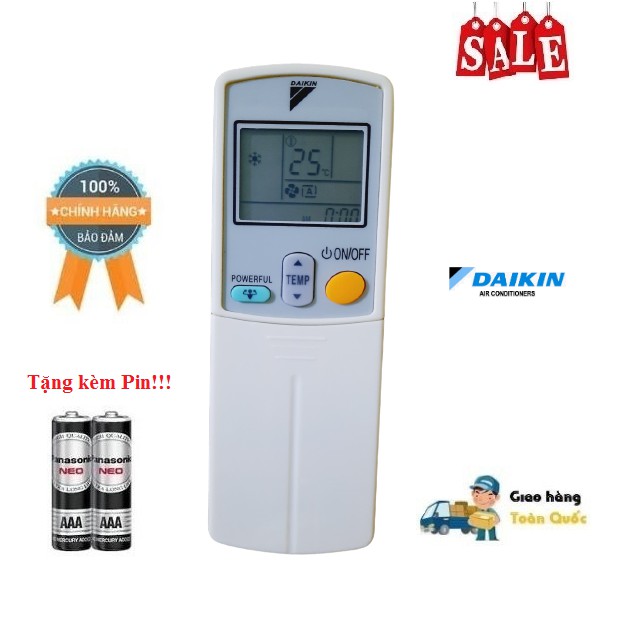 Remote Điều khiển điều hòa Daikin Inverter 1&2 chiều Inverter- Hàng mới chính hãng 100% Tặng kèm Pin