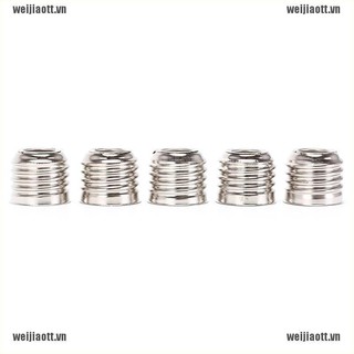 Set 5 đuôi đèn chuyển đổi từ E27 sang E14 tiện dụng