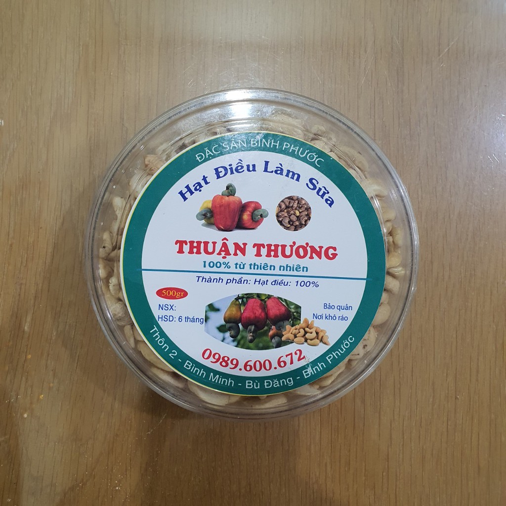 [Hộp 500g] Hạt Điều Tươi Bình Phước Loại Vỡ Đôi Chuyên Làm Sữa, Thực Dưỡng Ăn Kiêng, Giảm Cân | BigBuy360 - bigbuy360.vn