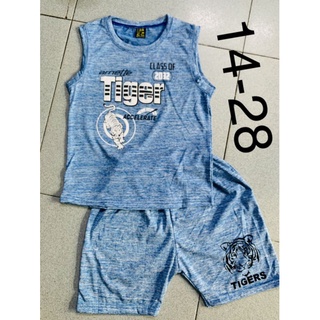 Bộ bé trai lớn vải giãn