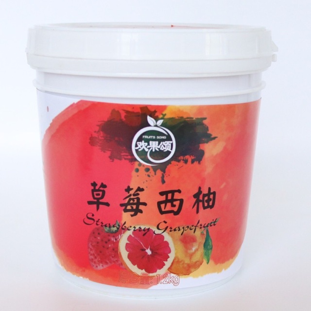 Mứt Sauce sốt Cam Đào Dâu tây hộp 1.2kg