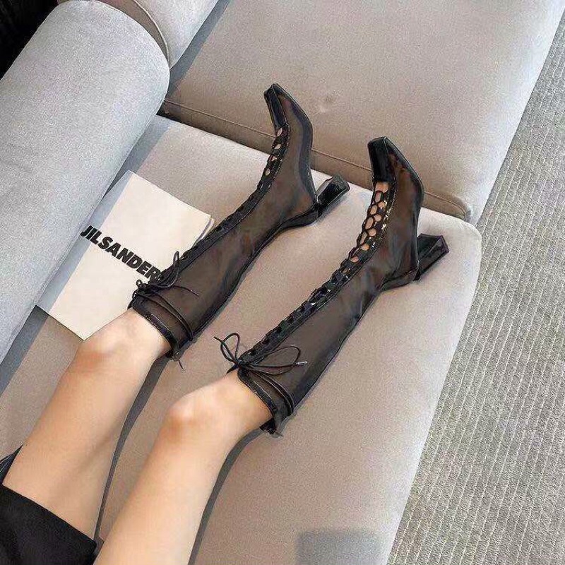 FREESHIP BỐT ĐÙI NỮ PHỐI LƯỚI BUỘC DÂY CAO CẤP FULLBOX MS1582 | BigBuy360 - bigbuy360.vn