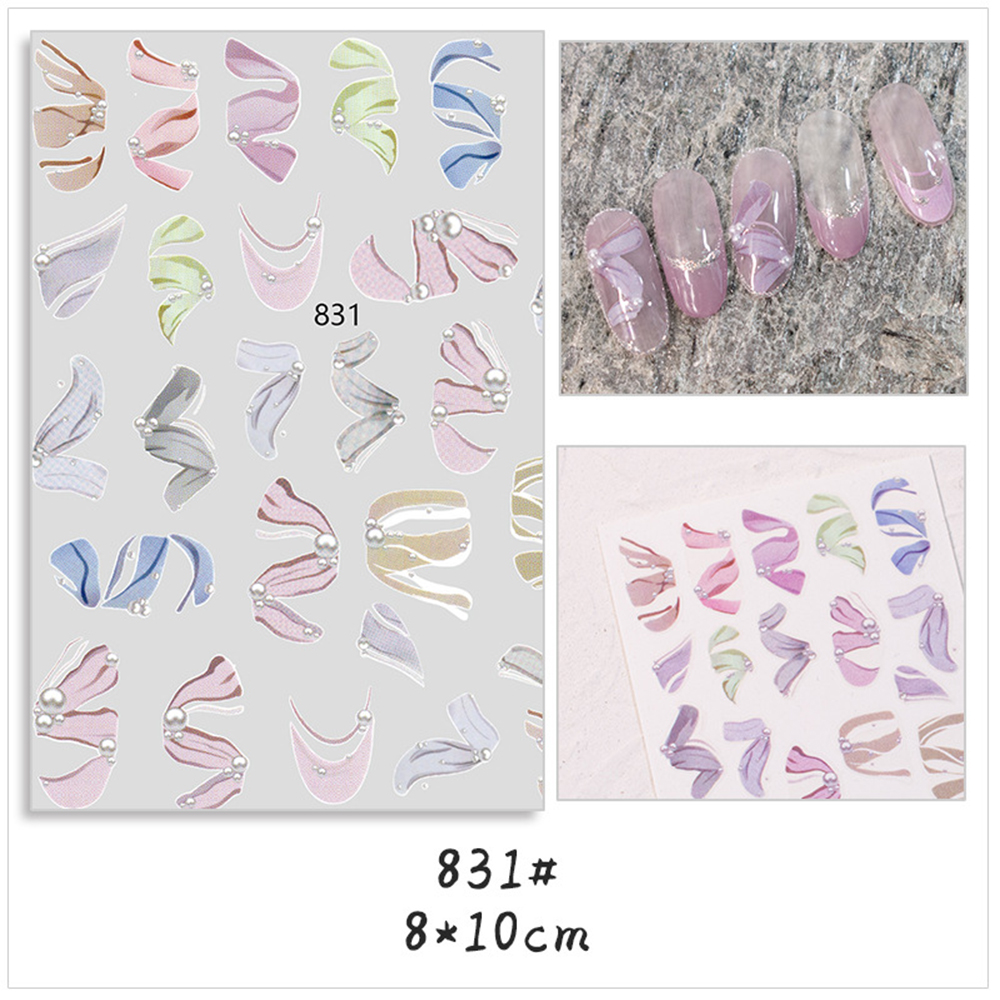 Miếng Dán Trang Trí Móng Tay 3d Nghệ Thuật