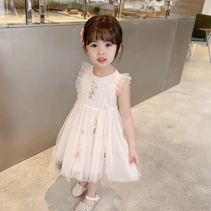 Đầm xòe phong cách công chúa cho bé gái