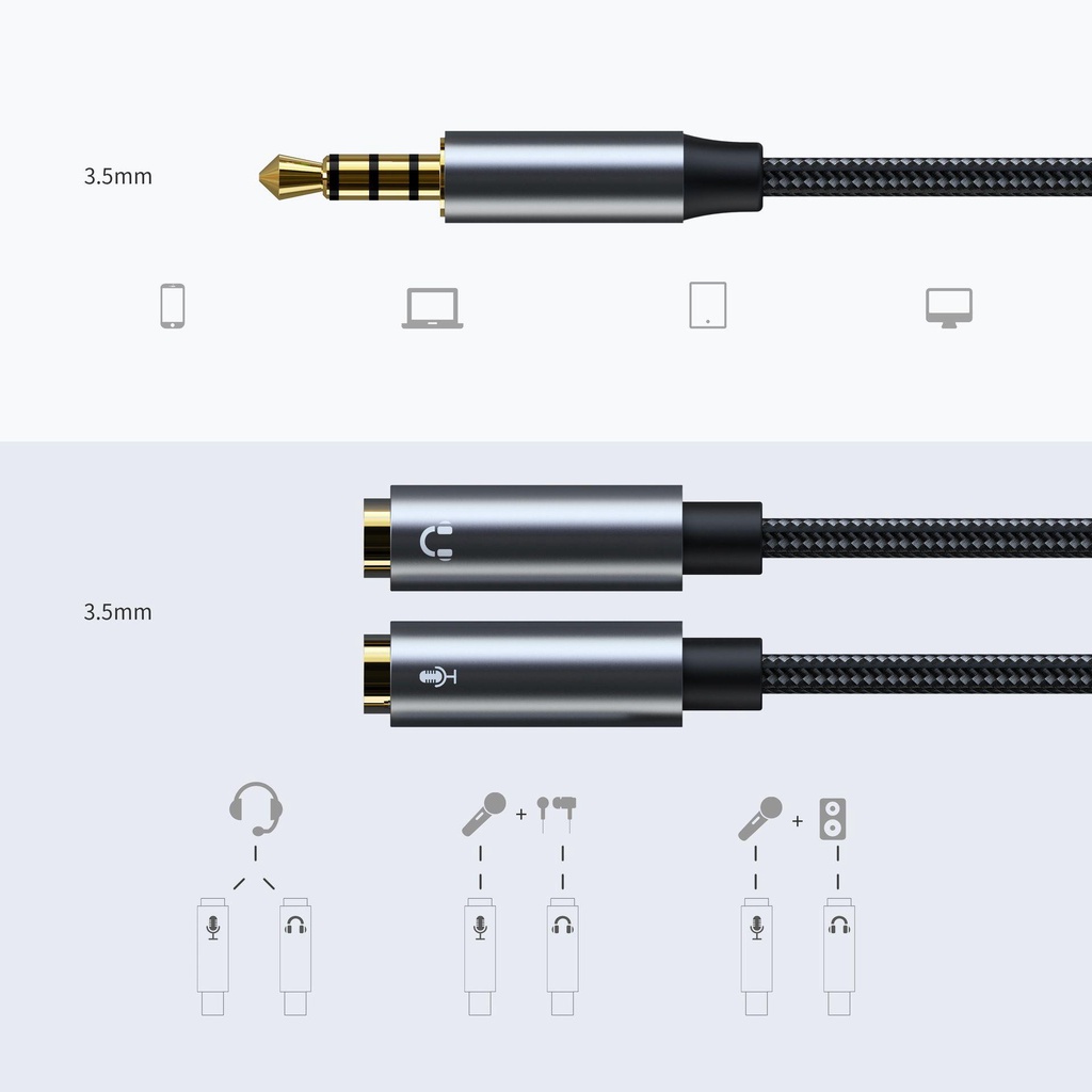 Dây Cáp Âm Thanh 3.5mm Chuyên Dụng Chất Lượng Cao