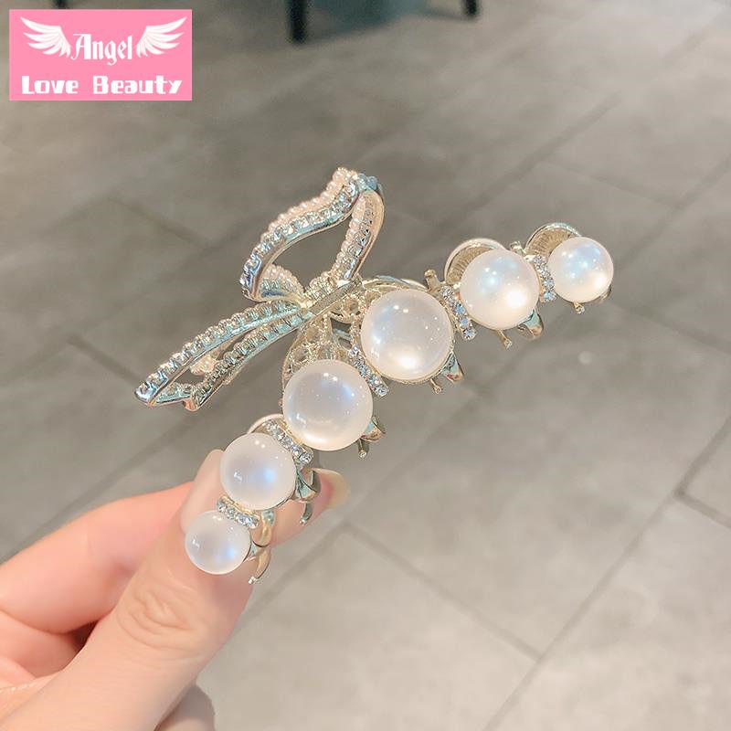 Kẹp Tóc Đính Ngọc Trai Giả Thiết Kế Tinh Tế Phong Cách Hàn Quốc Thời Trang