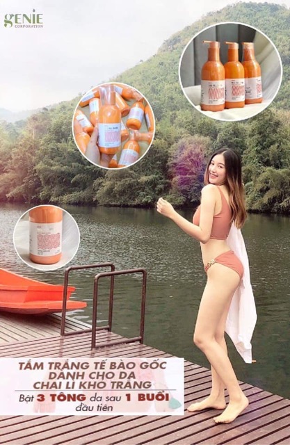 Ủ trắng da body cam tế bào gốc Max White Genie | BigBuy360 - bigbuy360.vn