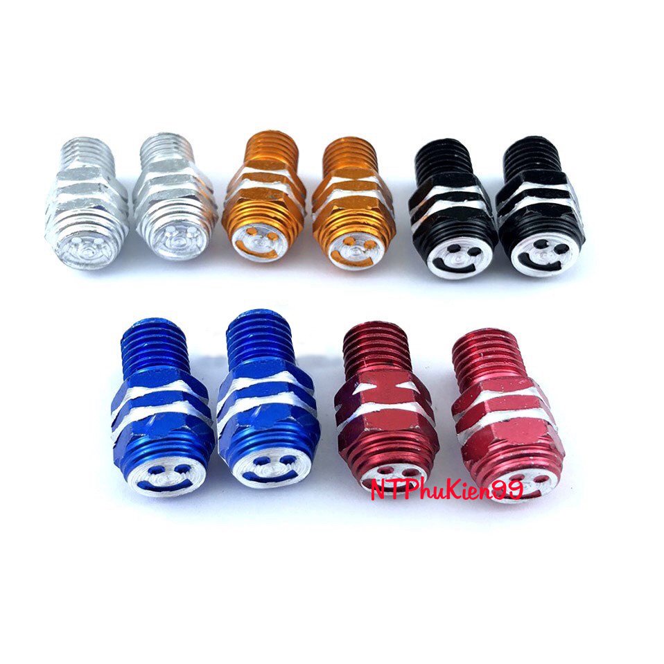 Ốc Mặt Cười Chân Gương Xe Máy [Đủ Màu] Giá 1 Đôi