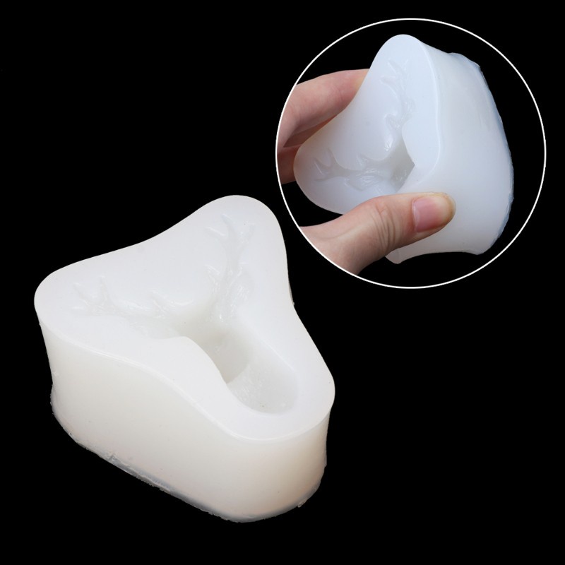 Khuôn Silicone Làm Trang Sức Hình Chú Nai 3d