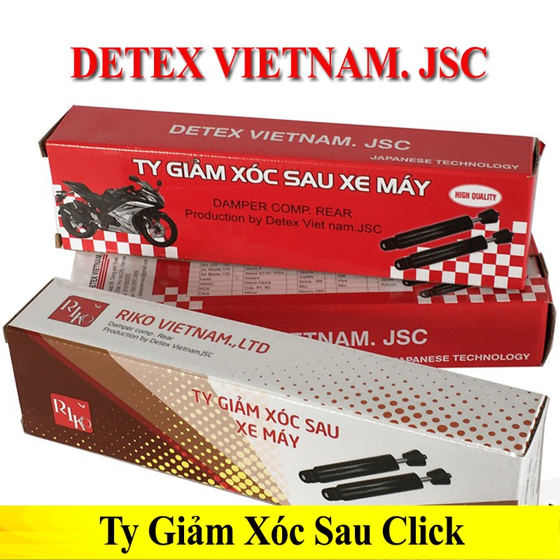 Ty giảm xóc sau Click thương hiệu Detex