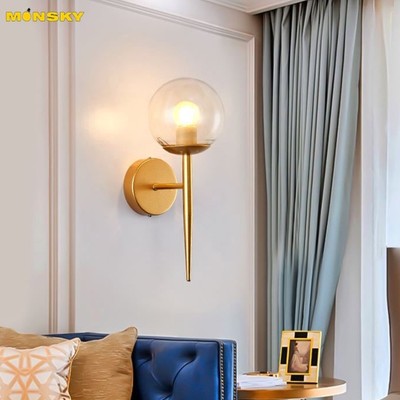 Đèn tường MONSKY LILIA phong cách sang trọng trang trí nhà cửa hiện đại.