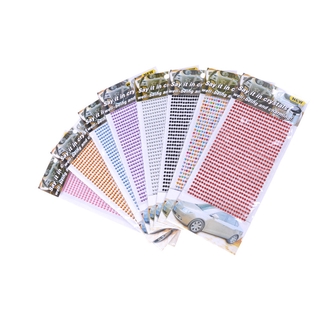 Set 70 Miếng Dán Đính Đá Trang Trí Điện Thoại / Pc / Xe Hơi 3mm Diy