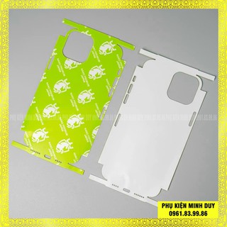 Dán PPF trong full viền máy, lỗ loa cho Iphone 12