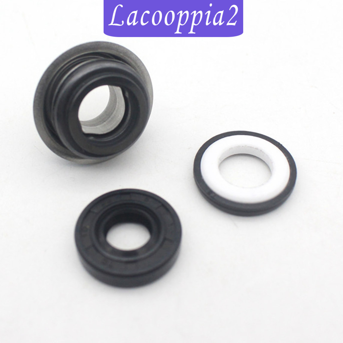 [LACOOPPIA2]3Pieces Water Pump Seal Set Replaces for Suzuki GSXR400 GK76A 1990-1995