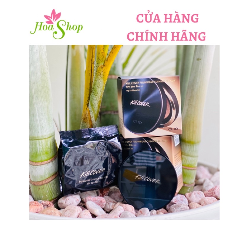 PHẤN NƯỚC CLIO KILL COVER FOUNWEAR CUSHION XP PRIMER SET SPF 50+ PA+++