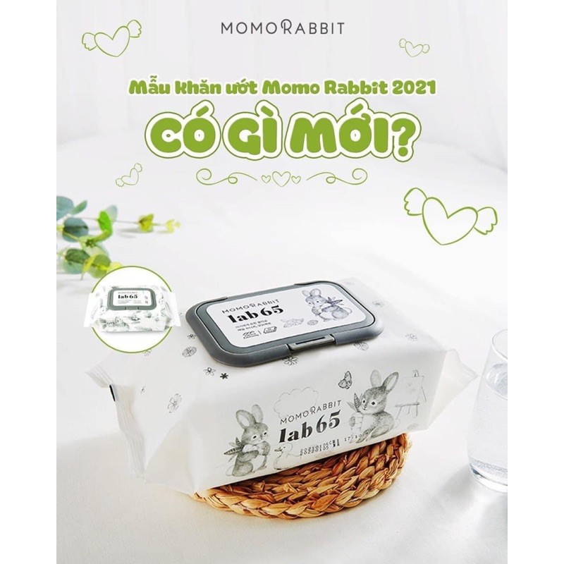 Khăn ướt Momo Rabit gói 72 tờ