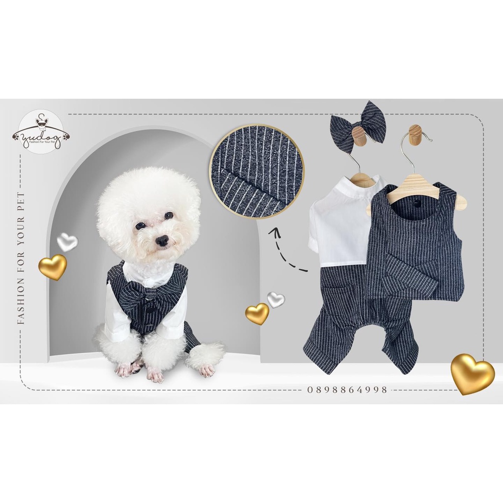 Set ghile - bộ vest dành cho thú cưng chó mèo yudog