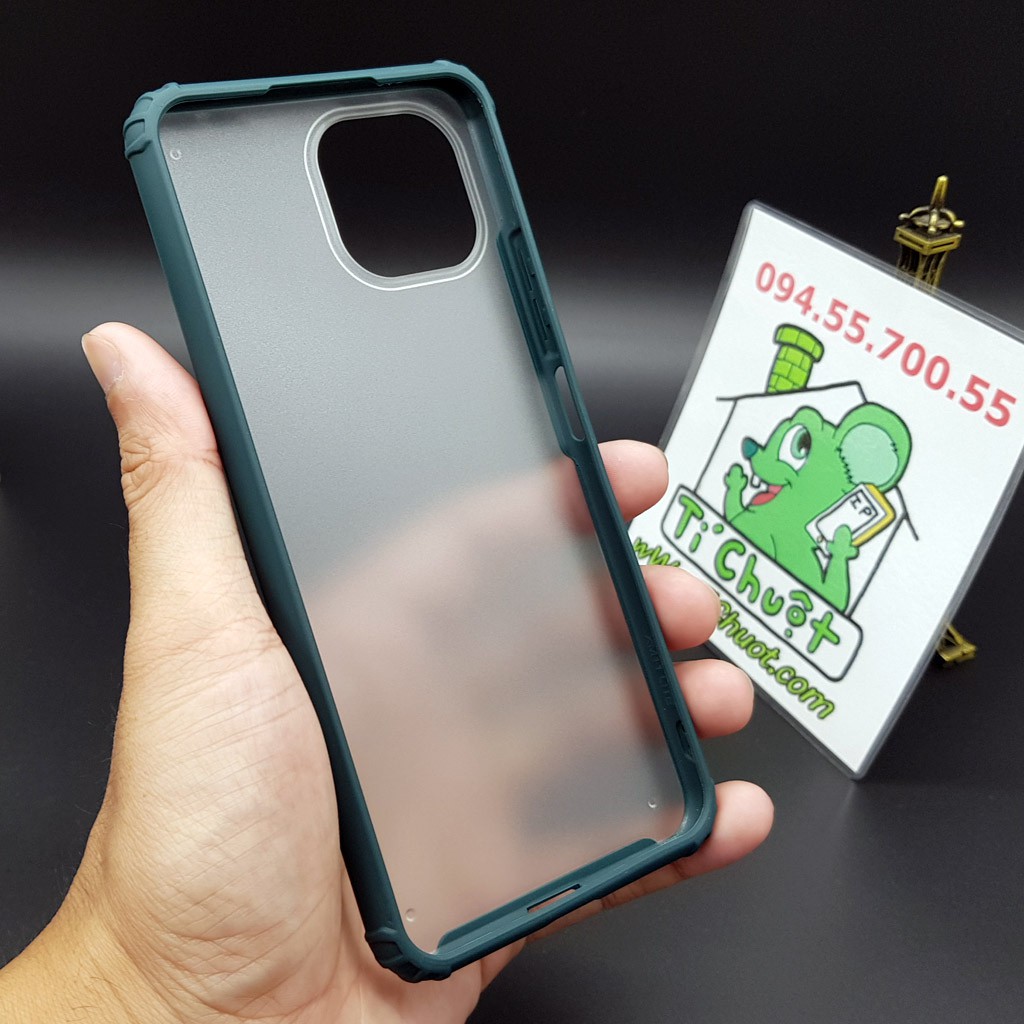 [Ảnh Thật] Ốp Lưng Xiaomi Mi 11 Lite Cứng Nhám Viền Dẻo Màu Chống Sốc