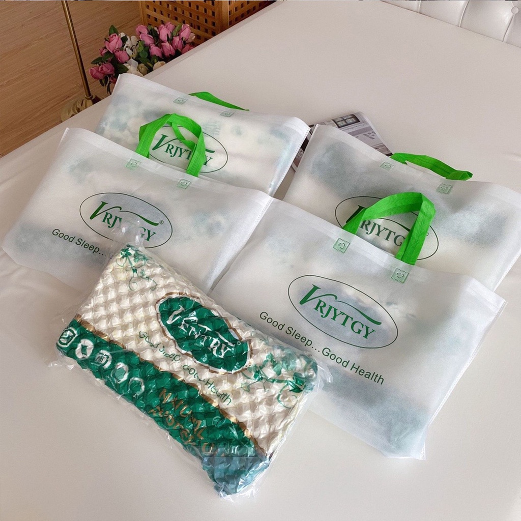 Gối cao su non người lớn Ventry, chống đau mỏi cổ, vai, gáy, chống ngáy - Ruột gối nằm latex thiên nhiên