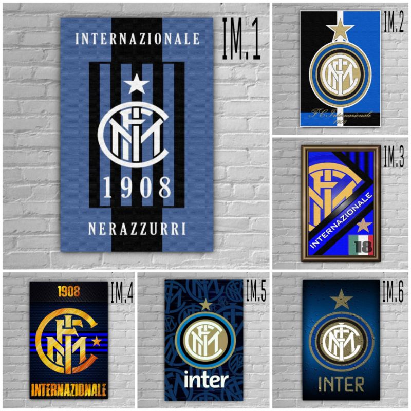Áp Phích Câu Lạc Bộ Bóng Đá Serie A IM 01-25 / Không Khung.