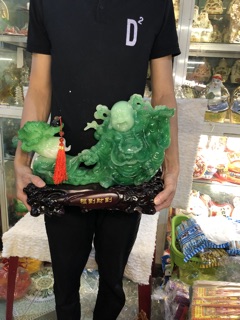 Phật di lạc kéo cải