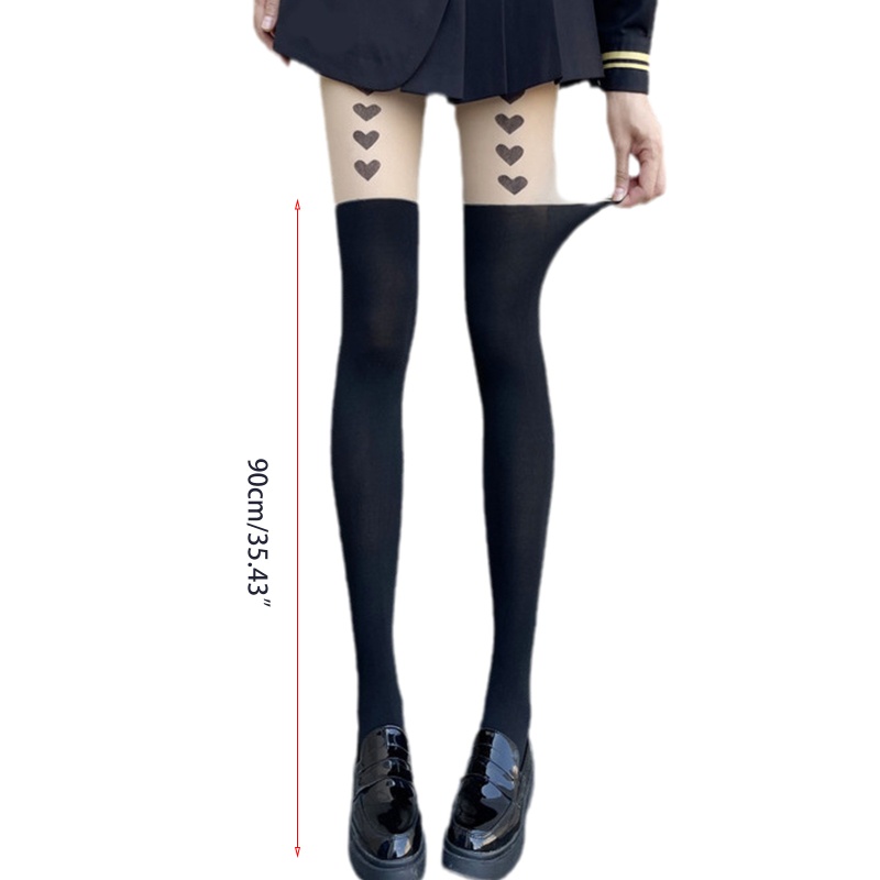 Vớ Dài Qua Gối Phong Cách Lolita Dễ Thương Quyến Rũ Cho Nữ