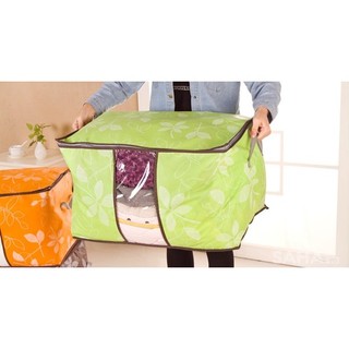 Combo 4 túi vải đựng chăn màn quần áo hoa văn