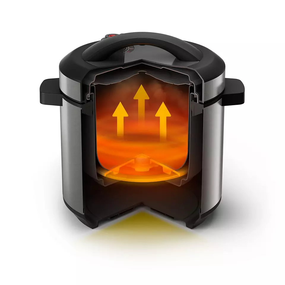 Nồi áp suất điện Philips HD2237/66 6 lít | 1190 - 1415W Hàng Chính Hãng