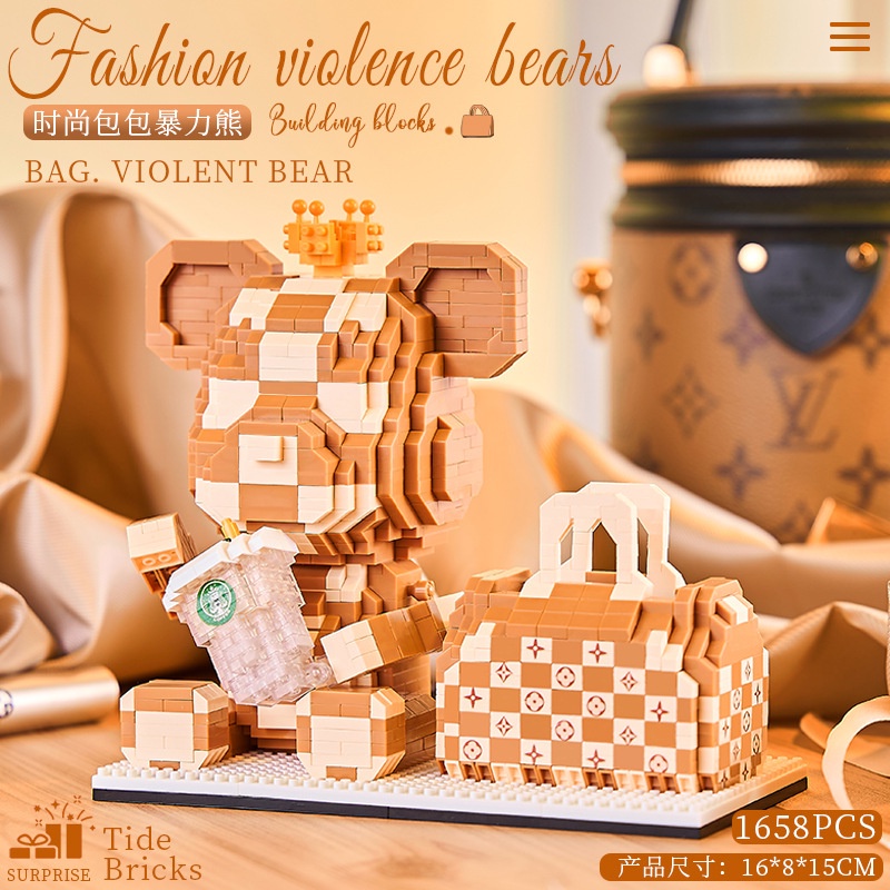 Giá Đỡ Bút Hình Chú Gấu Violent Bear 6905 Độc Đáo Trang Trí Nhà Cửa