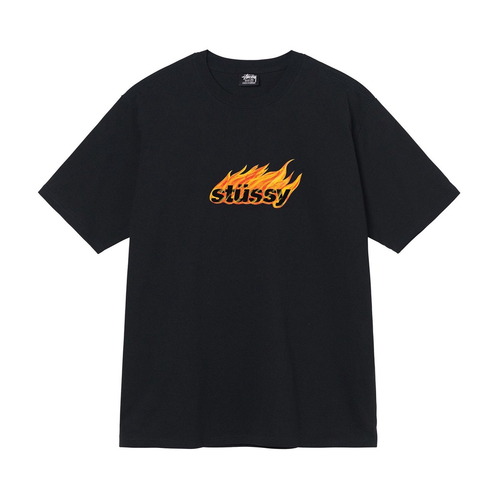 Áo Thun Stussy Flames 100% CHÍNH HÃNG - CÓ SẴN