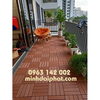 [HÀNG LOẠI 1]  Vỉ Sàn Gỗ Nhựa Composite Lót Ban Công Sân Vườn Nhà Tắm