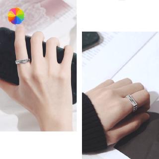 Nhẫn hở mạ bạc đính đá phong cách cổ điển hợp thời trang
