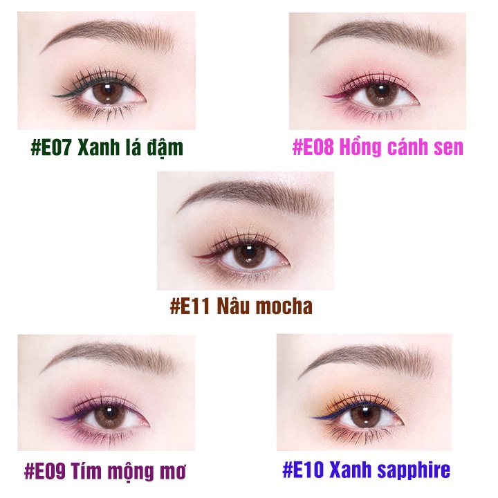 Chì kẻ mắt Chioture Smooth Carayon Eyeliner chống thấm nước lâu trôi và dễ sử dụng 0,12g