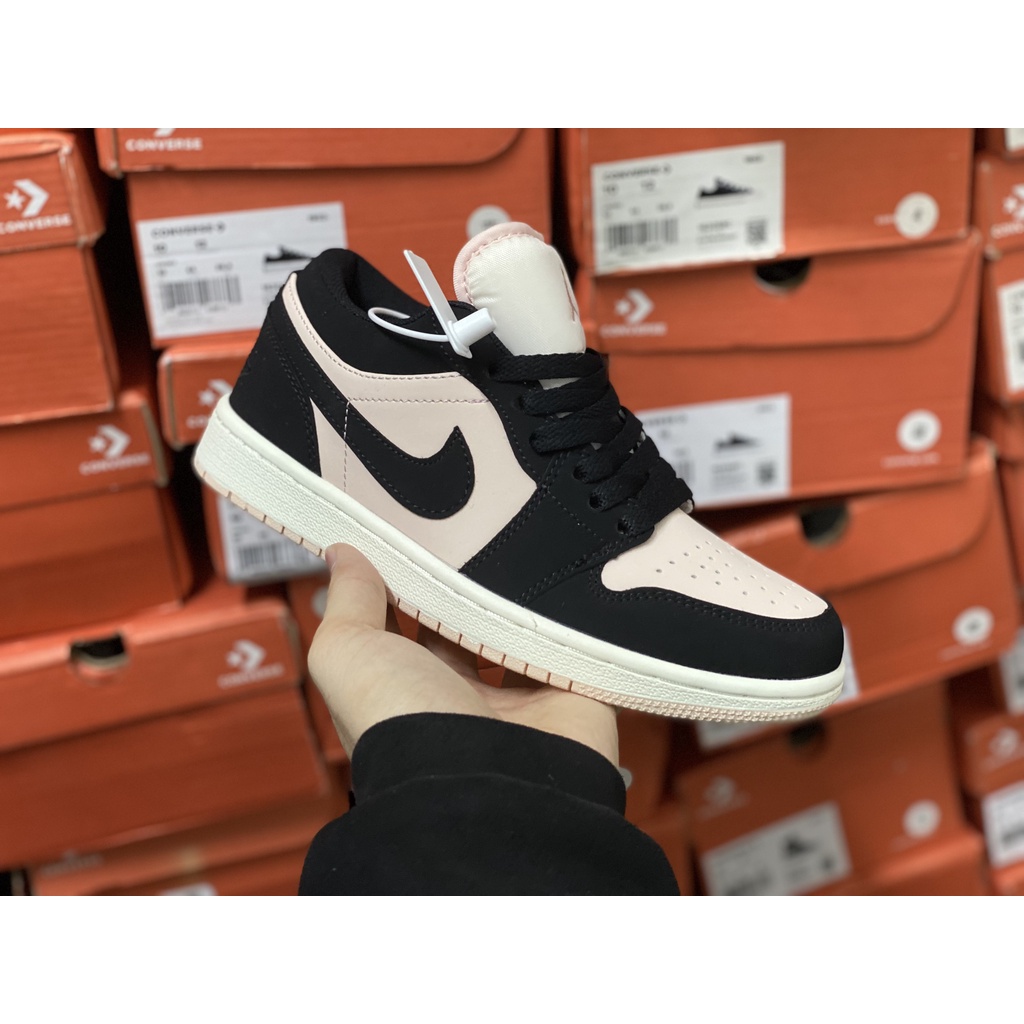 [FreeShip – Được Kiểm Tra hàng] Giày Sneaker Jordan 1 Hồng đen Bản S.C Cao Cấp