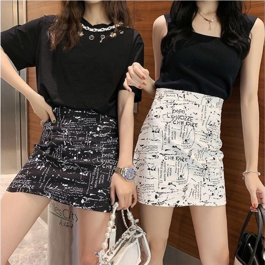 [Mã FAGREEN55 giảm 10% tối đa 30K đơn 99K] Chân Váy Chữ A In Họa Tiết Thời Trang Hè 2021 Cho Nữ | BigBuy360 - bigbuy360.vn